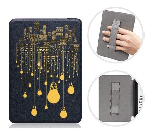 Imagen 1 de 5 de Carcasa Con Agarre Kindle All New 2019 Luces Protector Funda