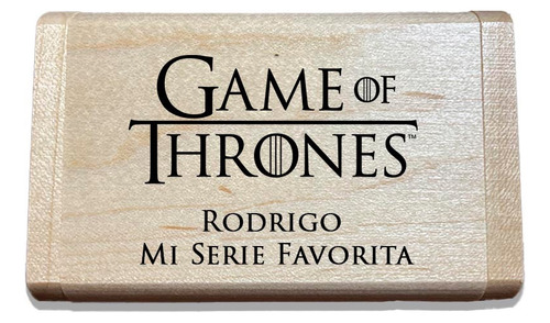 Game Of Thrones Memoria Personalizada Con 2 Temporadas