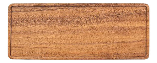 Compatible 2 Bandeja De Comida De Madera Para Servir