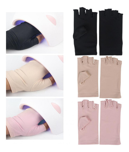 Guantes De Uñas Guantes Anti-uv De Manicura De Gel De