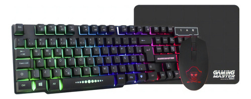 Kit Teclado E Mouse Gamer K-mex Km5229 Rgb Com Mousepad