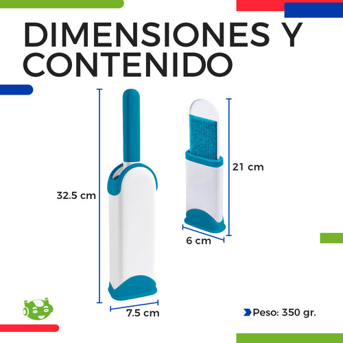 De Cepillo Mágico Quita Pelusa De Ropa Y Muebles Removedor
