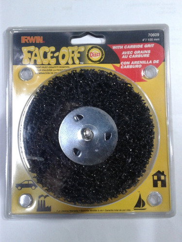 Disco Quitapintura C/ Arenilla De Carburo P/taladro Ø100mm