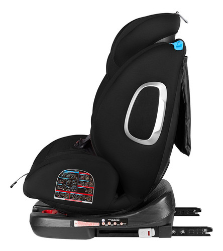 Butaca Auto Grupo 0/1/2/3 (0-36kg) Isofix Montreal Negro