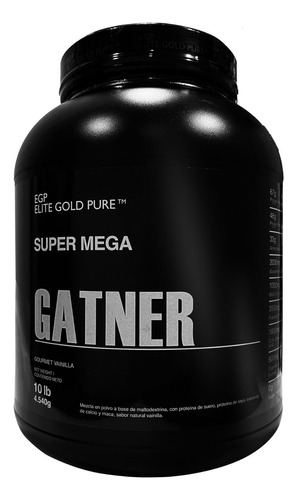  Proteina Hipercalorica 10 Libras Super Mega Gatner De La Marca  Egp 10lb 10 Lb Mass Gainer