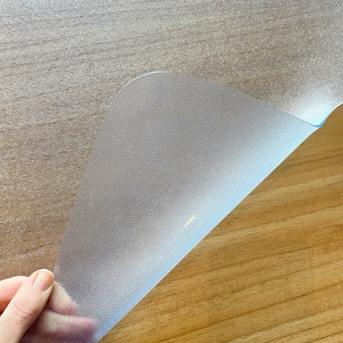 Imagen 2 de 3 de Placa Protectora Transparente Silla De Pc Bajo Escritorio