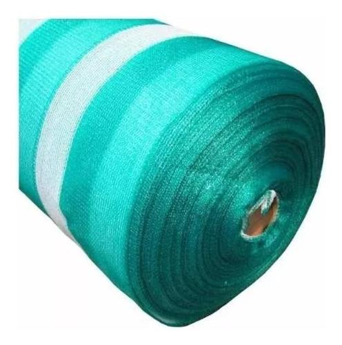 Malla Raschel Verde/blanco 2.10mt X 5mt Rollo 80% Protección