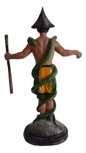 Inle Orisha, Representa La Pesca, Salud Y Prosperidad 36 Cm.