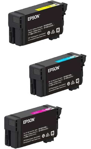 Kit 3 Cartuchos De Tinta T40w Epson Coloridos T3170 T5170