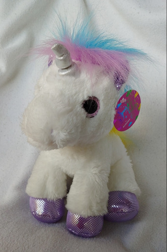 Unicornio Blanco Sparkle Tales Aurora 35largox26alto Nuevo