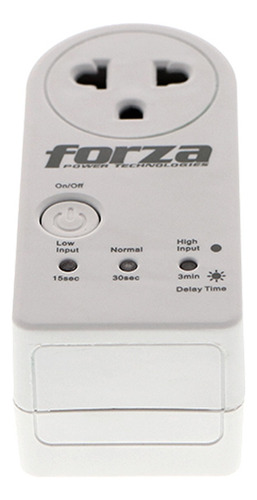 Protector De Voltage Forza 1500w, Enchufe 350° Fvp-1212b-ng