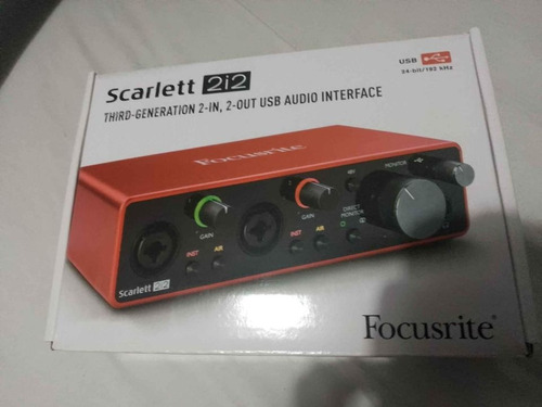 Focusrite Scarlett 2i2 3ra - Generación, Interfaz De Audio