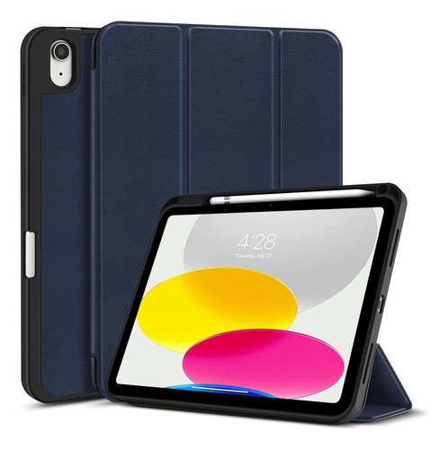 Carcasa Smart Cover + Lámina Vidrio Para iPad 10,9 10ma Gen