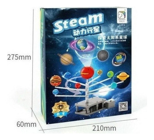 Q Kit De Modelo De Sistema Solar Proyector Planetario Diy
