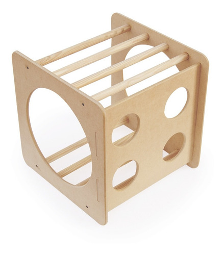 Cubo Montessori Fibrofacil Didactico Waldorf Pikler Mdf