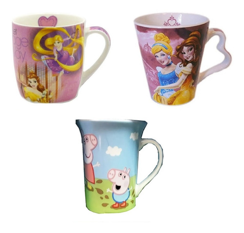 Taza Ceramica Disney Marvel Varios Modelos Original Cresko