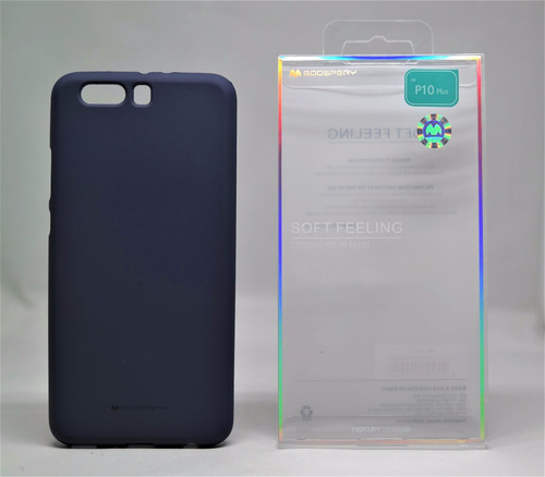 Imagen 2 de 3 de Funda Huawei P10 Plus Mercury Goospery Soft Feeling Navy