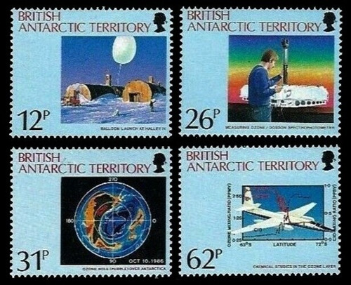 Ciencia - Territorio Antártico Británico 1991 - Serie Mint