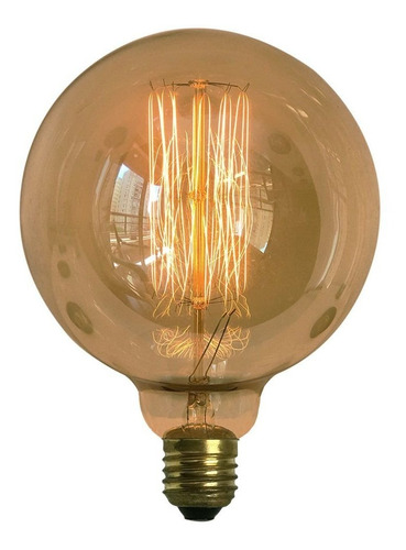 Lâmpada Retro Decorativa Vintage Thomas Edison G125 110V