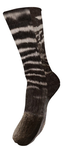 Calcetines Medias Animal Print 3d Unisex Sock Cebra