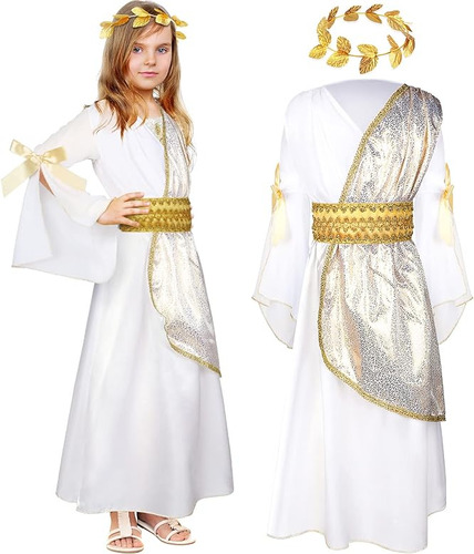 2 Pcs Toga Costume Greek Goddess Costume Set Include Grecian