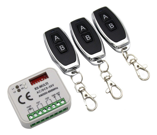 A Receptor Remoto Garage Gate 433 868 Mhz Rx Multi 300-900