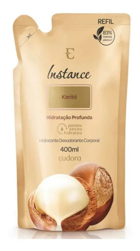 Imagem 3 de 3 de Kit Refil Karité + Frutas Vermelhas 400ml - Eudora