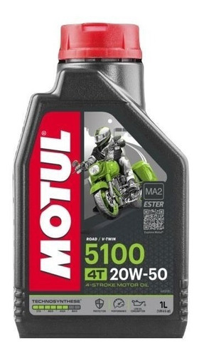 Aceite 20w50 4t Semi-sintético Motul