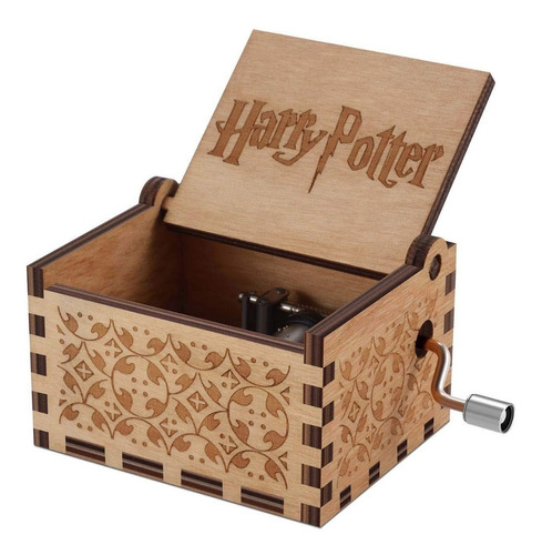 Caja Musical - Harry Potter Madera Hedwig Regalo Coleccion