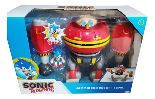 Robô Sonic The Hedgehog Eggman Jakks Pacific para Crianças