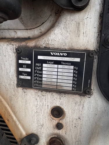 Volvo Vm 330 Truck 6x2 Roll On Off 16/17 / Sem Caçamba
