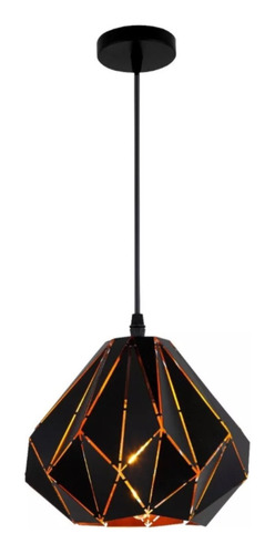Lámpara Colgante De Techo Golden Black Cgc01 Lucency