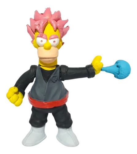 Figura Juguete Los Simpson Parodia Homero Goku Black Dragon