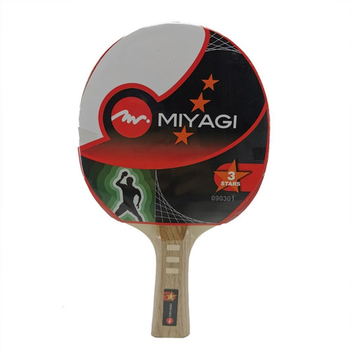 Raqueta Ping Pong Tenis  De Mesa Miyagi 3 Stars Original