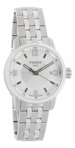 Tissot Prc 200 Plata Reloj De Deporte De  Hombres De Cuarzo