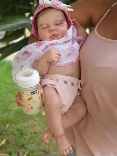 Bebê Reborn Realista Silicone Valentina