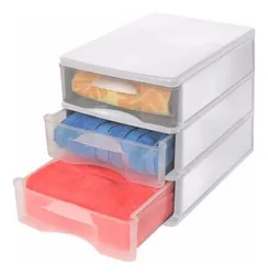Comprar Gaveteiro São Bernardo Gv08 34.5cm X 25cm X 28.5cm Com 3 Compartimentos Do 1 Unidades no Mercado Livre