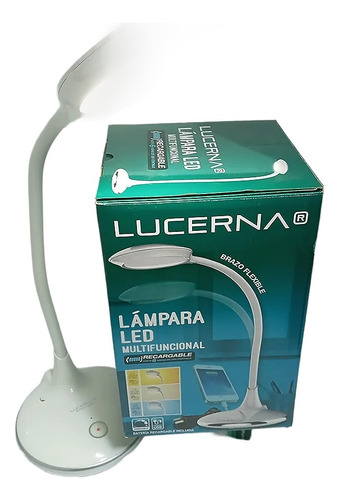Lucerna Lampa Led Escritorio Recargable+usb Multifuncional