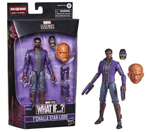 Figura Marvel Legends Series T'challa Star-Lord What If