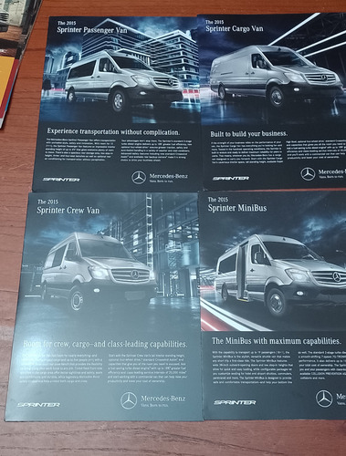 Lote Folletos Catalogos Sprinter Mercedes Benz Freightliner 