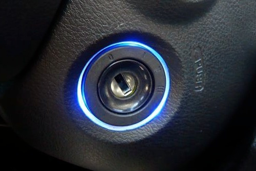 Honda Hrv Crv Fit Civic City Anel Led Iluminação Luz Chave