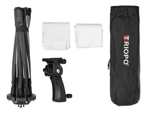 Octabox Softbox Caja De Luz Triopo 55cm Armado Rapido