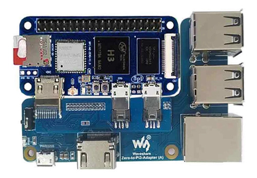 Adaptador Waveshare Zero A Pi3 Y Kit De Placa De Desarrollo