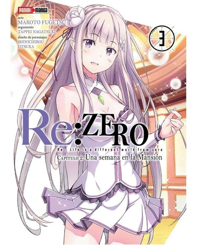 Re Zero Capitulo 2 Vol 03 - Tappei Nagatsuki - Panini