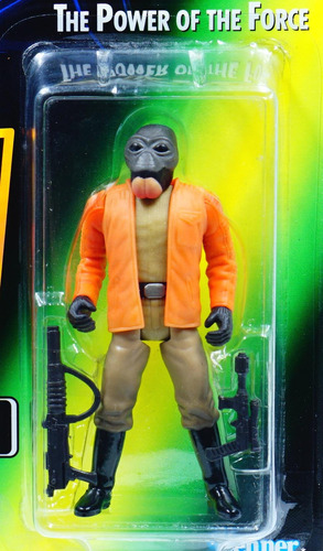 Star Wars: Pof Ponda Baba Con Blaster Y Rifle Detalle Cartón