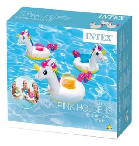 Portavasos Inflable Para Alberca Intex 57506 Blanco