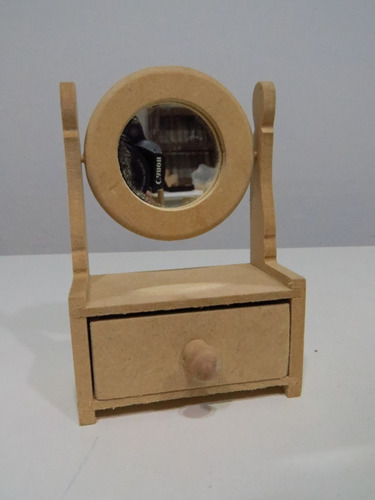 Juego Dormitorio Para Muñecas Muebles Madera Fibrofacil