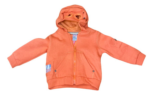 Campera Niño C/capucha Ninja Doble Frisa Premium