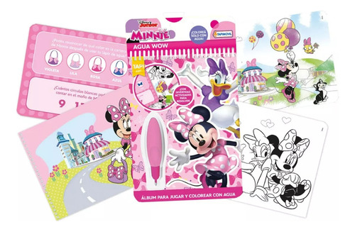 Agua Wow Album Para Colorear Con Agua De Minnie 07656