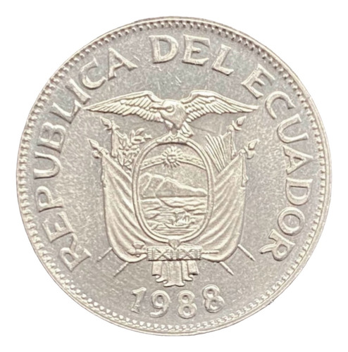 Ecuador - 1 Sucre - Año 1988 - Km #89 - Sucre :